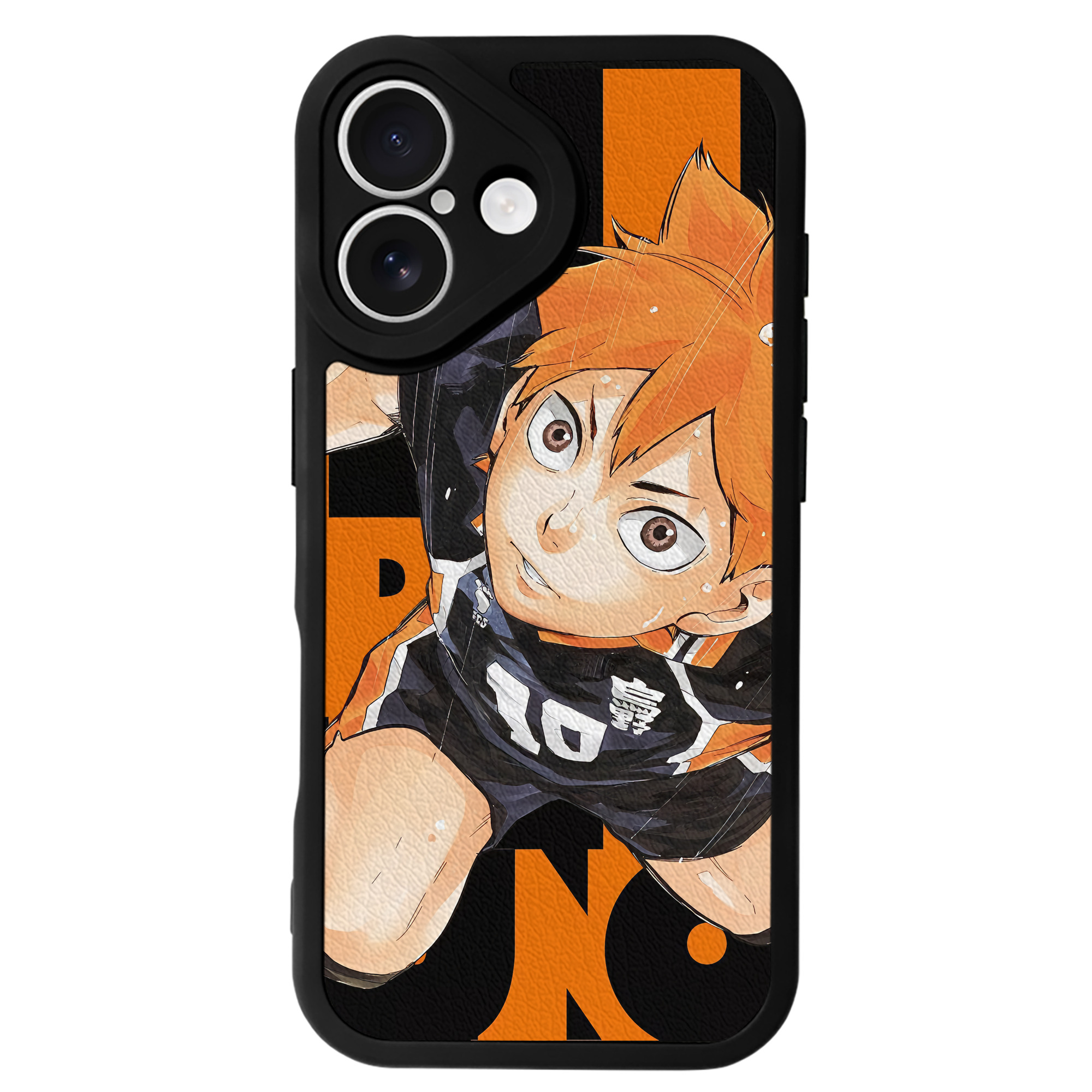 （画像用） ハイキュー!! Haikyu!! 【iPhone 16シリーズ対応】シリコンスマホケース（レザー調） 材質：シリコン